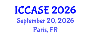 International Conference on Control, Automation and Systems Engineering (ICCASE) September 20, 2026 - Paris, France International Conference on Control, Automation and Systems Engineering (ICCASE) September 20, 2026 - Paris, France