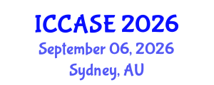 International Conference on Control, Automation and Systems Engineering (ICCASE) September 06, 2026 - Sydney, Australia International Conference on Control, Automation and Systems Engineering (ICCASE) September 06, 2026 - Sydney, Australia