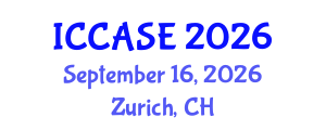 International Conference on Control, Automation and Systems Engineering (ICCASE) September 16, 2026 - Zurich, Switzerland International Conference on Control, Automation and Systems Engineering (ICCASE) September 16, 2026 - Zurich, Switzerland