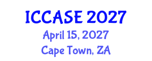 International Conference on Control, Automation and Systems Engineering (ICCASE) April 15, 2027 - Cape Town, South Africa International Conference on Control, Automation and Systems Engineering (ICCASE) April 15, 2027 - Cape Town, South Africa
