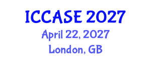 International Conference on Control, Automation and Systems Engineering (ICCASE) April 22, 2027 - London, United Kingdom International Conference on Control, Automation and Systems Engineering (ICCASE) April 22, 2027 - London, United Kingdom