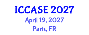 International Conference on Control, Automation and Systems Engineering (ICCASE) April 19, 2027 - Paris, France International Conference on Control, Automation and Systems Engineering (ICCASE) April 19, 2027 - Paris, France