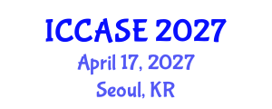 International Conference on Control, Automation and Systems Engineering (ICCASE) April 17, 2027 - Seoul, Republic of Korea International Conference on Control, Automation and Systems Engineering (ICCASE) April 17, 2027 - Seoul, Republic of Korea