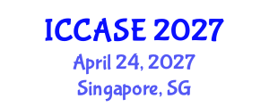International Conference on Control, Automation and Systems Engineering (ICCASE) April 24, 2027 - Singapore, Singapore International Conference on Control, Automation and Systems Engineering (ICCASE) April 24, 2027 - Singapore, Singapore