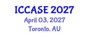 International Conference on Control, Automation and Systems Engineering (ICCASE) April 03, 2027 - Toronto, Australia International Conference on Control, Automation and Systems Engineering (ICCASE) April 03, 2027 - Toronto, Australia