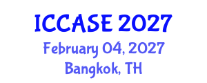 International Conference on Control, Automation and Systems Engineering (ICCASE) February 04, 2027 - Bangkok, Thailand International Conference on Control, Automation and Systems Engineering (ICCASE) February 04, 2027 - Bangkok, Thailand