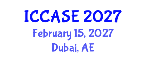 International Conference on Control, Automation and Systems Engineering (ICCASE) February 15, 2027 - Dubai, United Arab Emirates International Conference on Control, Automation and Systems Engineering (ICCASE) February 15, 2027 - Dubai, United Arab Emirates
