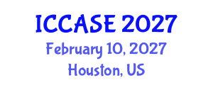 International Conference on Control, Automation and Systems Engineering (ICCASE) February 10, 2027 - Houston, United States International Conference on Control, Automation and Systems Engineering (ICCASE) February 10, 2027 - Houston, United States