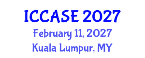 International Conference on Control, Automation and Systems Engineering (ICCASE) February 11, 2027 - Kuala Lumpur, Malaysia International Conference on Control, Automation and Systems Engineering (ICCASE) February 11, 2027 - Kuala Lumpur, Malaysia