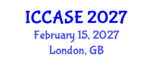 International Conference on Control, Automation and Systems Engineering (ICCASE) February 15, 2027 - London, United Kingdom International Conference on Control, Automation and Systems Engineering (ICCASE) February 15, 2027 - London, United Kingdom