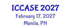 International Conference on Control, Automation and Systems Engineering (ICCASE) February 17, 2027 - Manila, Philippines International Conference on Control, Automation and Systems Engineering (ICCASE) February 17, 2027 - Manila, Philippines