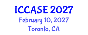 International Conference on Control, Automation and Systems Engineering (ICCASE) February 10, 2027 - Toronto, Canada International Conference on Control, Automation and Systems Engineering (ICCASE) February 10, 2027 - Toronto, Canada