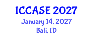 International Conference on Control, Automation and Systems Engineering (ICCASE) January 14, 2027 - Bali, Indonesia International Conference on Control, Automation and Systems Engineering (ICCASE) January 14, 2027 - Bali, Indonesia