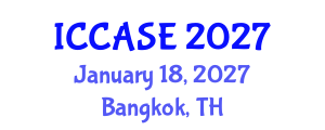 International Conference on Control, Automation and Systems Engineering (ICCASE) January 18, 2027 - Bangkok, Thailand International Conference on Control, Automation and Systems Engineering (ICCASE) January 18, 2027 - Bangkok, Thailand