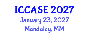 International Conference on Control, Automation and Systems Engineering (ICCASE) January 23, 2027 - Mandalay, Myanmar International Conference on Control, Automation and Systems Engineering (ICCASE) January 23, 2027 - Mandalay, Myanmar