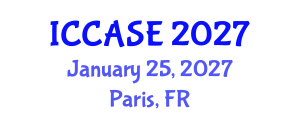 International Conference on Control, Automation and Systems Engineering (ICCASE) January 25, 2027 - Paris, France International Conference on Control, Automation and Systems Engineering (ICCASE) January 25, 2027 - Paris, France