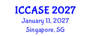 International Conference on Control, Automation and Systems Engineering (ICCASE) January 11, 2027 - Singapore, Singapore International Conference on Control, Automation and Systems Engineering (ICCASE) January 11, 2027 - Singapore, Singapore