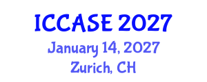 International Conference on Control, Automation and Systems Engineering (ICCASE) January 14, 2027 - Zurich, Switzerland International Conference on Control, Automation and Systems Engineering (ICCASE) January 14, 2027 - Zurich, Switzerland