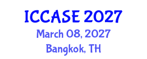 International Conference on Control, Automation and Systems Engineering (ICCASE) March 08, 2027 - Bangkok, Thailand International Conference on Control, Automation and Systems Engineering (ICCASE) March 08, 2027 - Bangkok, Thailand