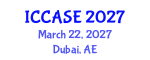 International Conference on Control, Automation and Systems Engineering (ICCASE) March 22, 2027 - Dubai, United Arab Emirates International Conference on Control, Automation and Systems Engineering (ICCASE) March 22, 2027 - Dubai, United Arab Emirates
