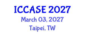 International Conference on Control, Automation and Systems Engineering (ICCASE) March 03, 2027 - Taipei, Taiwan International Conference on Control, Automation and Systems Engineering (ICCASE) March 03, 2027 - Taipei, Taiwan