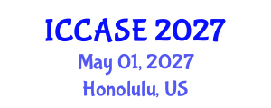 International Conference on Control, Automation and Systems Engineering (ICCASE) May 01, 2027 - Honolulu, United States International Conference on Control, Automation and Systems Engineering (ICCASE) May 01, 2027 - Honolulu, United States