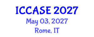 International Conference on Control, Automation and Systems Engineering (ICCASE) May 03, 2027 - Rome, Italy International Conference on Control, Automation and Systems Engineering (ICCASE) May 03, 2027 - Rome, Italy