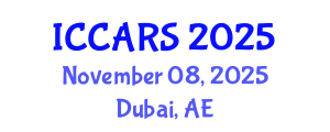 International Conference on Control, Automation, Robotics and Systems (ICCARS) November 08, 2025 - Dubai, United Arab Emirates