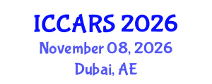 International Conference on Control, Automation, Robotics and Systems (ICCARS) November 08, 2026 - Dubai, United Arab Emirates