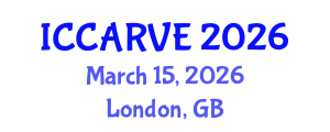 International Conference on Control, Automation, Robotics and Vision Engineering (ICCARVE) March 15, 2026 - London, United Kingdom