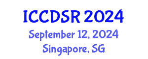 International Conference on Control, Dynamic Systems, and Robotics (ICCDSR) September 12, 2024 - Singapore, Singapore