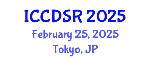 International Conference on Control, Dynamic Systems, and Robotics (ICCDSR) February 25, 2025 - Tokyo, Japan