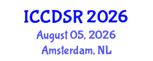 International Conference on Control, Dynamic Systems, and Robotics (ICCDSR) August 05, 2026 - Amsterdam, Netherlands