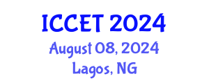 International Conference on Control Engineering and Technology (ICCET) August 08, 2024 - Lagos, Nigeria