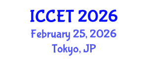 International Conference on Control Engineering and Technology (ICCET) February 25, 2026 - Tokyo, Japan