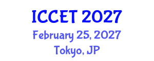 International Conference on Control Engineering and Technology (ICCET) February 25, 2027 - Tokyo, Japan International Conference on Control Engineering and Technology (ICCET) February 25, 2027 - Tokyo, Japan
