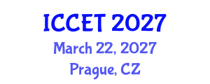 International Conference on Control Engineering and Technology (ICCET) March 22, 2027 - Prague, Czechia International Conference on Control Engineering and Technology (ICCET) March 22, 2027 - Prague, Czechia