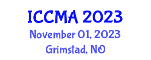 International Conference on Control, Mechatronics and Automation (ICCMA) November 01, 2023 - Grimstad, Norway