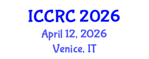 International Conference on Control, Robotics and Cybernetics (ICCRC) April 12, 2026 - Venice, Italy