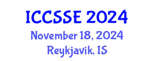 International Conference on Control Science and Systems Engineering (ICCSSE) November 18, 2024 - Reykjavik, Iceland