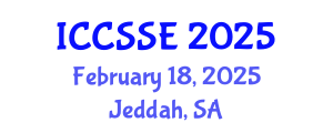 International Conference on Control Science and Systems Engineering (ICCSSE) February 18, 2025 - Jeddah, Saudi Arabia