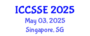 International Conference on Control Science and Systems Engineering (ICCSSE) May 03, 2025 - Singapore, Singapore