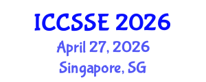 International Conference on Control Science and Systems Engineering (ICCSSE) April 27, 2026 - Singapore, Singapore International Conference on Control Science and Systems Engineering (ICCSSE) April 27, 2026 - Singapore, Singapore