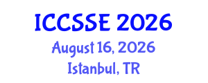 International Conference on Control Science and Systems Engineering (ICCSSE) August 16, 2026 - Istanbul, Turkey