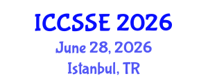 International Conference on Control Science and Systems Engineering (ICCSSE) June 28, 2026 - Istanbul, Turkey