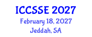 International Conference on Control Science and Systems Engineering (ICCSSE) February 18, 2027 - Jeddah, Saudi Arabia