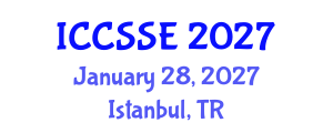 International Conference on Control Science and Systems Engineering (ICCSSE) January 28, 2027 - Istanbul, Turkey International Conference on Control Science and Systems Engineering (ICCSSE) January 28, 2027 - Istanbul, Turkey
