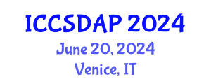 International Conference on Control System Design and Automation Process (ICCSDAP) June 20, 2024 - Venice, Italy
