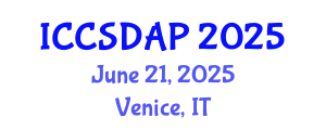 International Conference on Control System Design and Automation Process (ICCSDAP) June 21, 2025 - Venice, Italy