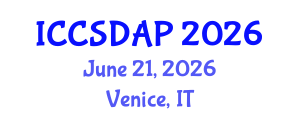 International Conference on Control System Design and Automation Process (ICCSDAP) June 21, 2026 - Venice, Italy